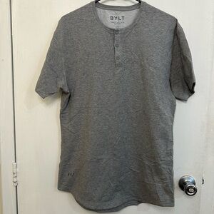 BYLT Basics Drop Cut S/S Henley LUX